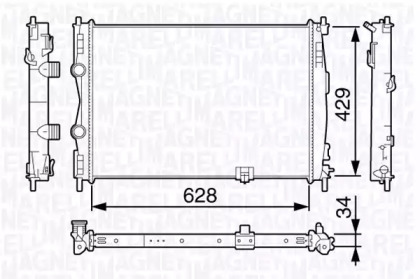 Теплообменник MAGNETI MARELLI 350213135800