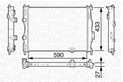 Теплообменник MAGNETI MARELLI 350213136100