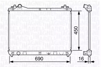 Теплообменник MAGNETI MARELLI 350213136300