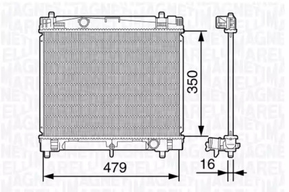 Теплообменник MAGNETI MARELLI 350213136900