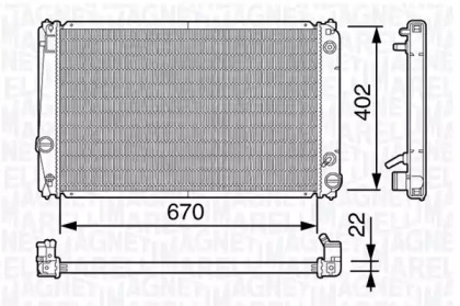 Теплообменник MAGNETI MARELLI 350213137800