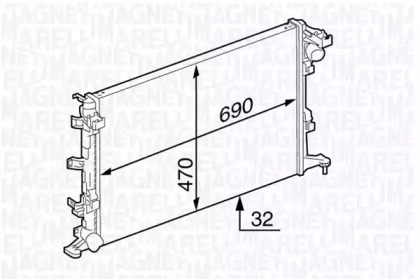 Теплообменник MAGNETI MARELLI 350213139000