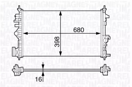 Теплообменник MAGNETI MARELLI 350213140900