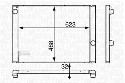 Теплообменник MAGNETI MARELLI 350213142900