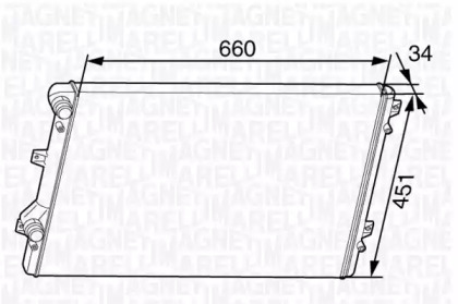 Теплообменник MAGNETI MARELLI 350213144300