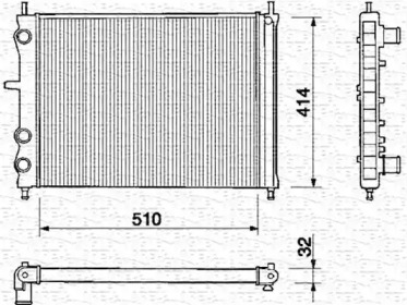 Теплообменник MAGNETI MARELLI 350213149000