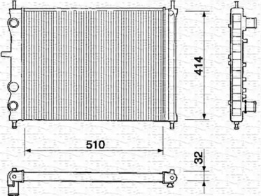 Теплообменник MAGNETI MARELLI 350213150000