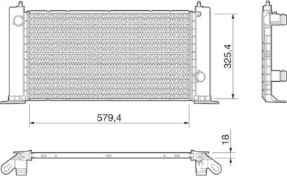 Теплообменник MAGNETI MARELLI 350213189000