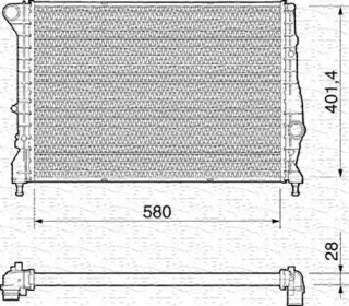 Теплообменник MAGNETI MARELLI 350213193000