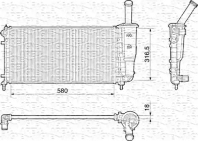 Теплообменник MAGNETI MARELLI 350213196000