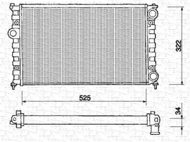 Теплообменник MAGNETI MARELLI 350213234000