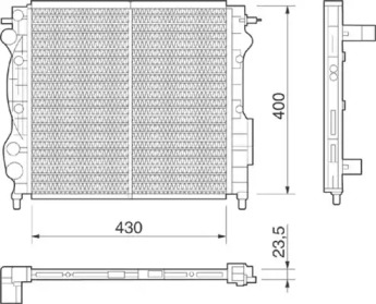 Теплообменник MAGNETI MARELLI 350213255000