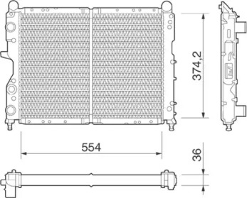 Теплообменник MAGNETI MARELLI 350213257000