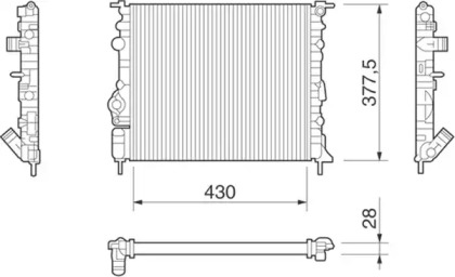 Теплообменник MAGNETI MARELLI 350213261000