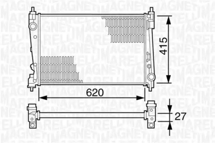 Теплообменник MAGNETI MARELLI 350213386000