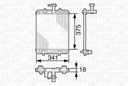 Теплообменник MAGNETI MARELLI 350213390000