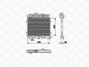 Теплообменник MAGNETI MARELLI 350213436000