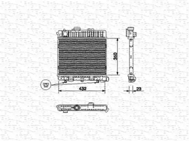 Теплообменник MAGNETI MARELLI 350213437000