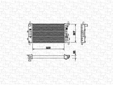 Теплообменник MAGNETI MARELLI 350213493000