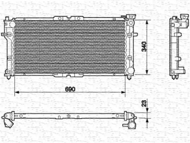 Теплообменник MAGNETI MARELLI 350213518000