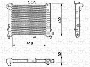 Теплообменник MAGNETI MARELLI 350213630000