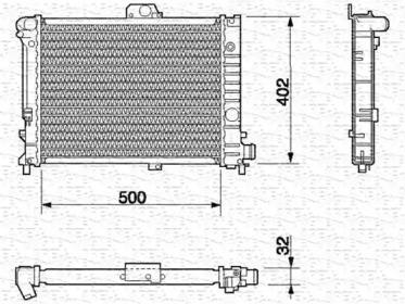 Теплообменник MAGNETI MARELLI 350213631000