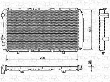 Теплообменник MAGNETI MARELLI 350213707000