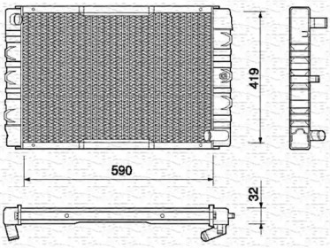 Теплообменник MAGNETI MARELLI 350213715000