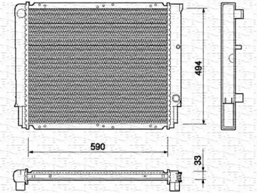 Теплообменник MAGNETI MARELLI 350213733000