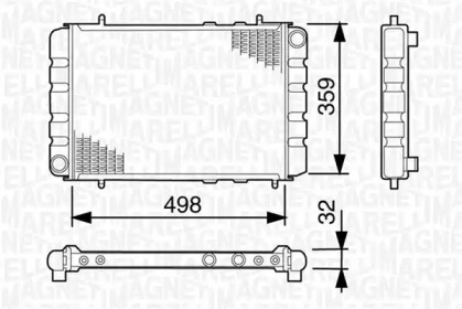 Теплообменник MAGNETI MARELLI 350213740000