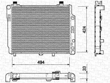 Теплообменник MAGNETI MARELLI 350213766000