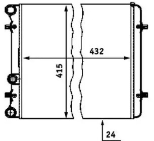 Теплообменник MAGNETI MARELLI 350213804000