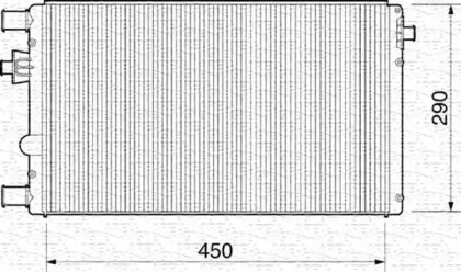 Теплообменник MAGNETI MARELLI 350213815000