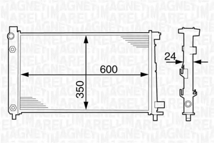 Теплообменник MAGNETI MARELLI 350213823000