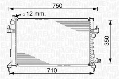 Теплообменник MAGNETI MARELLI 350213828000