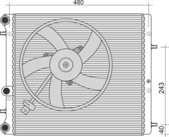 Теплообменник MAGNETI MARELLI 350213851000