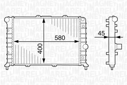 Теплообменник MAGNETI MARELLI 350213897000