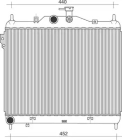 Теплообменник MAGNETI MARELLI 350213935000