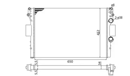 Теплообменник MAGNETI MARELLI 350213170003