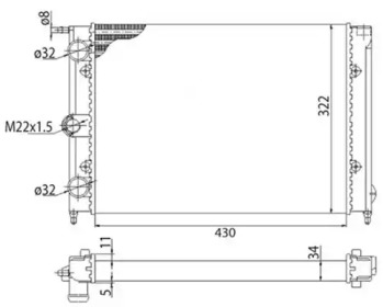 Теплообменник MAGNETI MARELLI 350213201003