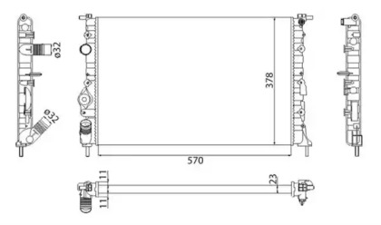 Теплообменник MAGNETI MARELLI 350213263003