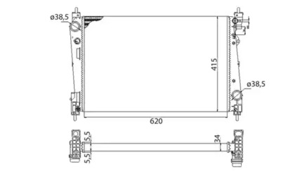 Теплообменник MAGNETI MARELLI 350213386003