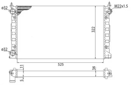 Теплообменник MAGNETI MARELLI 350213647003