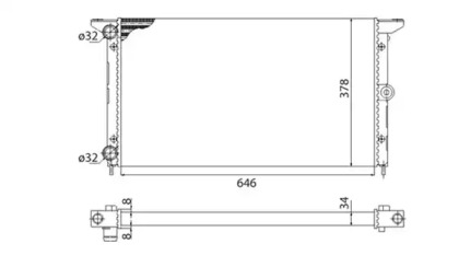 Теплообменник MAGNETI MARELLI 350213692003