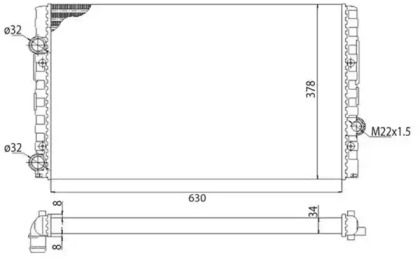 Теплообменник MAGNETI MARELLI 350213793003