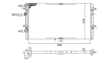 Теплообменник MAGNETI MARELLI 350213816003