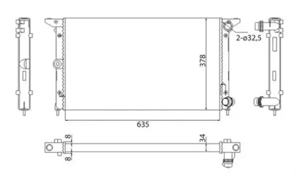 Теплообменник MAGNETI MARELLI 350213844003