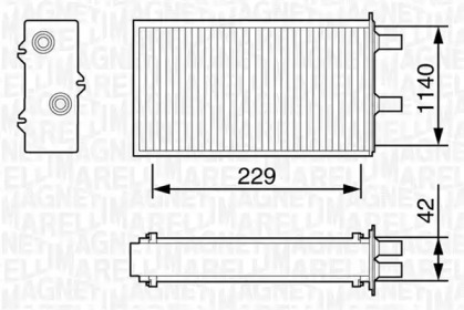 Теплообменник MAGNETI MARELLI 350218055000