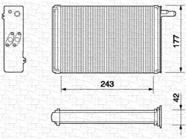 Теплообменник MAGNETI MARELLI 350218056000