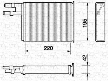 Теплообменник MAGNETI MARELLI 350218060000